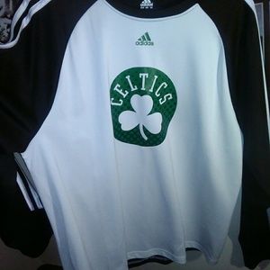 Adidas Boston Celtics Long Sleeve Polyester